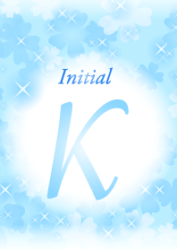 K-Initial-Flower-Light blue