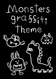 Monsters graffiti theme 4