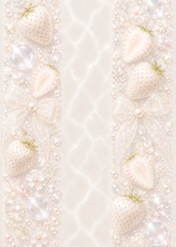 White Strawberry Pastel