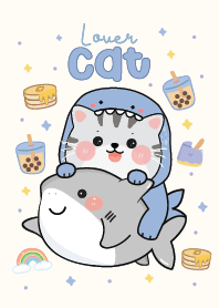 แมวเลิฟเว่อร์กับฉลามน่ารัก :D