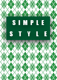 Check Blue Green Simple style