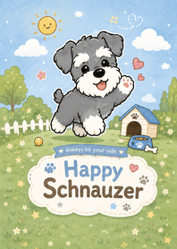 Schnauzer Sunny Side Paws