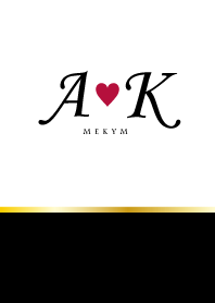 LOVE INITIAL - A&K 3