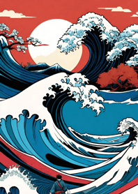 Mountain, Sea, and Moonlit Night B12909