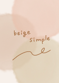 Simple dull beige watercolor
