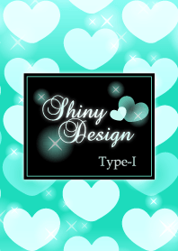 Shiny Design Type-I Mint green Heart