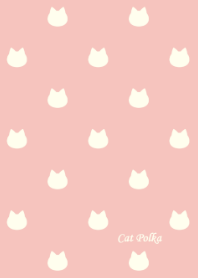 Cat Polka[Pinkbeige]