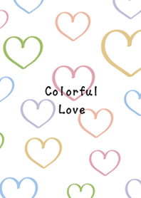 a lot of colorful love