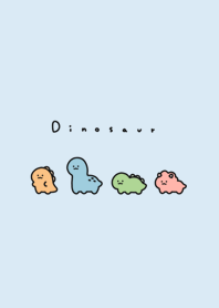 Smile Dinosaurs/aqua vivid.