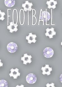 水彩風 サッカーきせかえ ◆グレー◆
