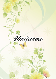 Umitarou Butterflies & flowers