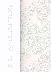 Floral Pattern[Rose]/White 12.v2