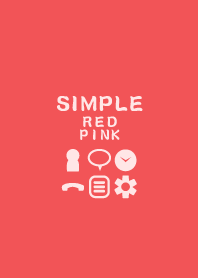 SIMPLE red*pink*
