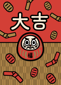 祝你好運/達摩好運/紅金