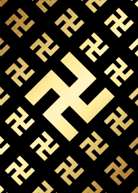 卍 MANJI - GOLD & BLACK - SLASH