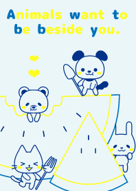 Animals want to be beside you.032-2 Blue
