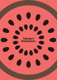 Tabegoro Watermelon / Chocolate x Red