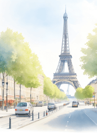 Street of the Eiffel Tower