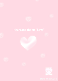 Heart and theme "Love"