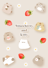 brown Strawberries and Kitties 02_2