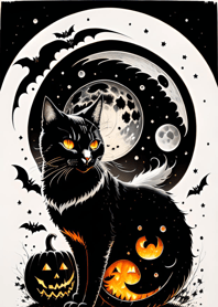 cat halloween 2619D8