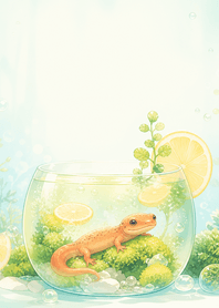 Sienna Newt Lemon Soda Moss