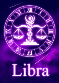 Libra Purple Time World