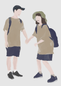 Couple-Until I met you(light grey)