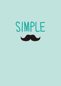 Simple mustache - green-joc