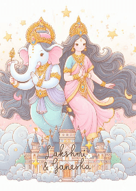 LAKSHMI & GANESHA : ABUNDANCE & HAPINESS
