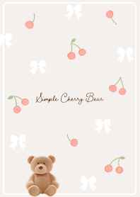 brown Simple Cherry Bear 02_2
