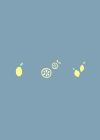 れもん / しんぷる / くすみブルー