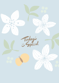 flowers, leaves and butterflies16 Japan