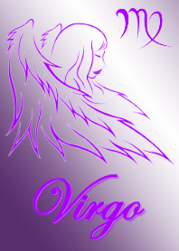 Virgo-lineart purple version