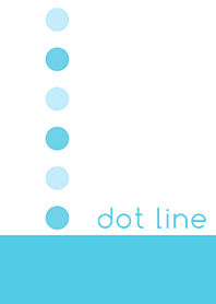 dot line*light-blue