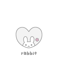 Rabbits Flower - White