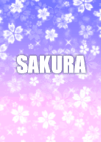 Sakura pink and purple