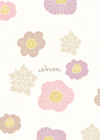 Nordic dull color flower20 from Japan