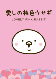 Lovely pink rabbit UI