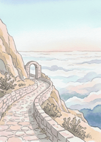 謐靜山中雲海
