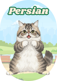 Elegant Persian Cat (Pink 02)