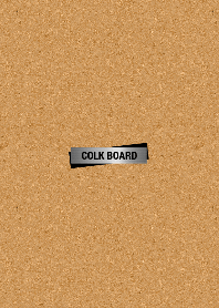 Cork board BLACK & SILVER Tab