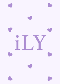 I LOVE YOU[Heart Purple]
