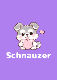 Sketch Schnauzer 2 Purple 01