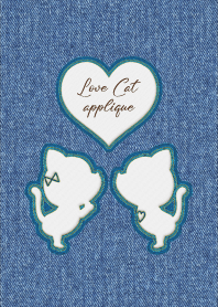 Love Cat Applique 57