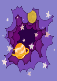 I see stars in the night sky