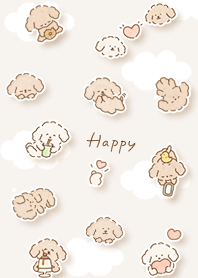 brown With a toy poodle 02_2