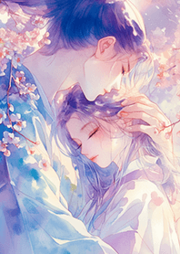 고대 스타일의 사랑스러운 커플 ❤