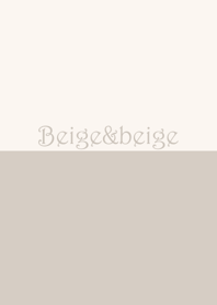 Beige & Beige No.1-3