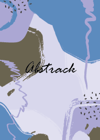 Abstrack painted (Periwinkle)